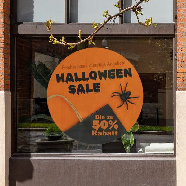 Fensteraufkleber - Halloween Sale